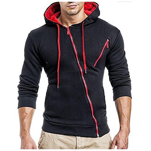 Men's Plus Size Basic Long Sleeve Hoodie - Solid Colored Hooded Black XL / Fall / Winter
Men's Plus Size Basic Long Sleeve Hoodie - Solid Colored Hooded Black XL / Fall / Winter