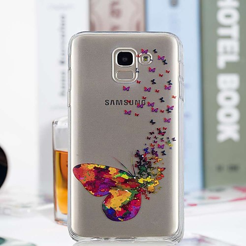Кейс для Назначение SSamsung Galaxy J6 / J4 Прозрачный / С узором Кейс на заднюю панель Бабочка Мягкий ТПУ для J7 (2017) / J6 / J5 (2017)
Кейс для Назначение SSamsung Galaxy J6 / J4 Прозрачный / С узором Кейс на заднюю панель Бабочка Мягкий ТПУ для J7 (2017) / J6 / J5 (2017)