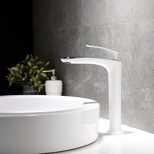 Bathroom Sink Faucet - New Design Chrome / Painted Finishes Centerset Single Handle One HoleBath Taps / Brass
Bathroom Sink Faucet - New Design Chrome / Painted Finishes Centerset Single Handle One HoleBath Taps / Brass