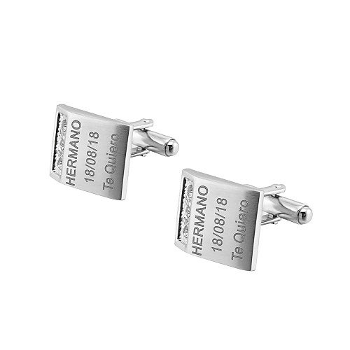 Personalized Chrome Cufflinks & Tie Clips Groom / Groomsman / Ring Bearer Wedding / Daily Wear -
Personalized Chrome Cufflinks & Tie Clips Groom / Groomsman / Ring Bearer Wedding / Daily Wear -
