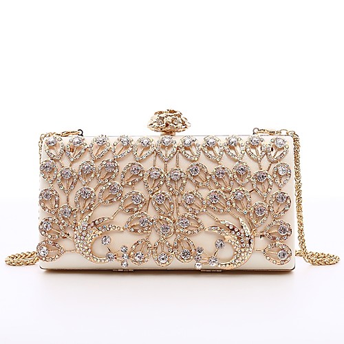 Women's Crystals / Glitter PU / Alloy Evening Bag Rhinestone Crystal Evening Bags Floral Print Black / White / Blushing Pink / Fall & Winter
Women's Crystals / Glitter PU / Alloy Evening Bag Rhinestone Crystal Evening Bags Floral Print Black / White / Blushing Pink / Fall & Winter