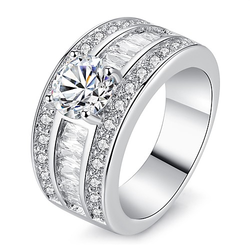 Women's Band Ring Cubic Zirconia 1pc Silver S925 Sterling Silver Alloy Circle Classic Vintage Elegant Wedding Engagement Jewelry Vintage Style Stylish Flower Lovely
Women's Band Ring Cubic Zirconia 1pc Silver S925 Sterling Silver Alloy Circle Classic Vintage Elegant Wedding Engagement Jewelry Vintage Style Stylish Flower Lovely