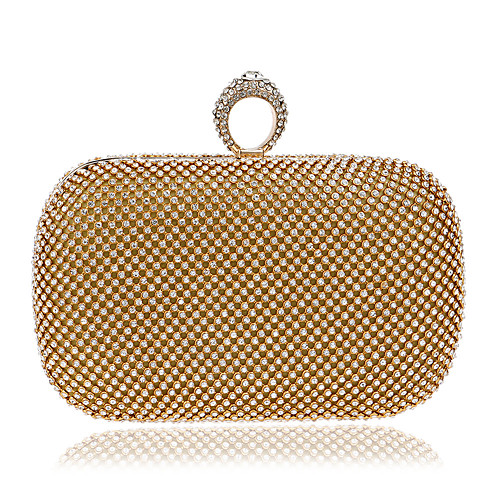 Women's Crystals / Glitter Alloy Evening Bag Solid Color Black / Gold / Silver
Women's Crystals / Glitter Alloy Evening Bag Solid Color Black / Gold / Silver