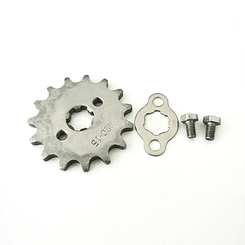Modified 420-15T-17MM Front Sprocket 17mm Shaft 15Tooth For Lifan 125cc Engine Dirt Pit Bike
Modified 420-15T-17MM Front Sprocket 17mm Shaft 15Tooth For Lifan 125cc Engine Dirt Pit Bike