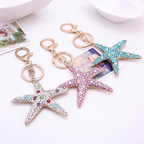 Keychain Star Diamond / Rhinestone Decorated Case Fashion Imitation Diamond Ring Jewelry White / Blue / Pink For Gift Daily
Keychain Star Diamond / Rhinestone Decorated Case Fashion Imitation Diamond Ring Jewelry White / Blue / Pink For Gift Daily