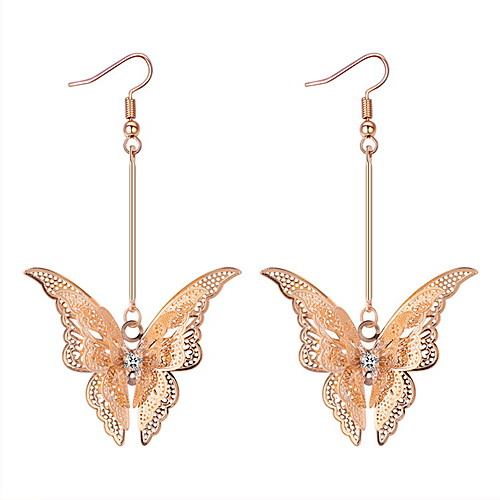 Women's Drop Earrings Geometrical Long Butterfly Ladies Luxury Hyperbole Earrings Jewelry Gold / Silver For Party Masquerade 1 Pair
Women's Drop Earrings Geometrical Long Butterfly Ladies Luxury Hyperbole Earrings Jewelry Gold / Silver For Party Masquerade 1 Pair