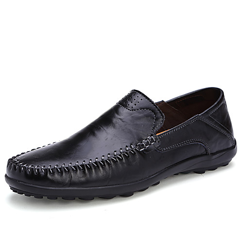 Men's Leather Shoes Cowhide Spring & Summer Business / Casual Loafers & Slip-Ons Walking Shoes Non-slipping Black / Yellow / Brown / Outdoor
Men's Leather Shoes Cowhide Spring & Summer Business / Casual Loafers & Slip-Ons Walking Shoes Non-slipping Black / Yellow / Brown / Outdoor