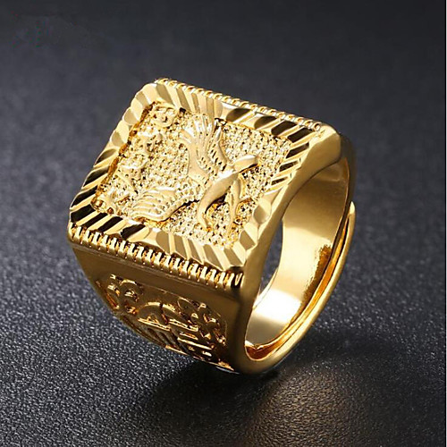 Муж. Стильные С гравировкой Кольцо с печаткой Золото 18K Eagle азиатский Мода Модные кольца Бижутерия Золотой Назначение Повседневные Для вечеринок Регулируется
Муж. Стильные С гравировкой Кольцо с печаткой Золото 18K Eagle азиатский Мода Модные кольца Бижутерия Золотой Назначение Повседневные Для вечеринок Регулируется