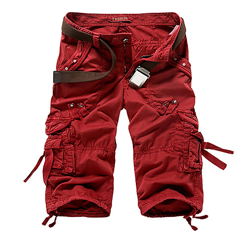 Men's Basic / Military Daily Shorts / Cargo Pants - Solid Colored Wine Army Green Khaki 34 36 38
Men's Basic / Military Daily Shorts / Cargo Pants - Solid Colored Wine Army Green Khaki 34 36 38
