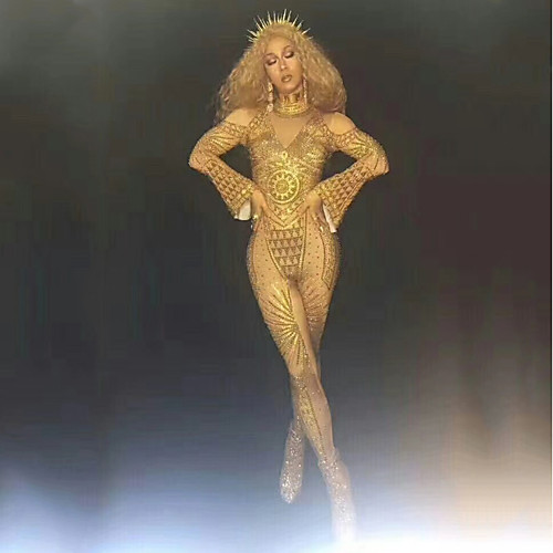 Exotic Dancewear Rhinestone Bodysuit / Club Costume Women's Performance Spandex Crystals / Rhinestones Long Sleeve Leotard / Onesie
Exotic Dancewear Rhinestone Bodysuit / Club Costume Women's Performance Spandex Crystals / Rhinestones Long Sleeve Leotard / Onesie