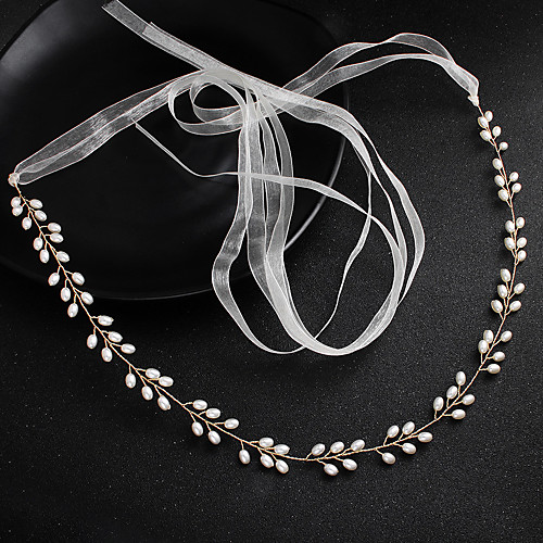 Aluminum-magnesium alloy Wedding / Special Occasion Sash With Imitation Pearl Women's Sashes
Aluminum-magnesium alloy Wedding / Special Occasion Sash With Imitation Pearl Women's Sashes
