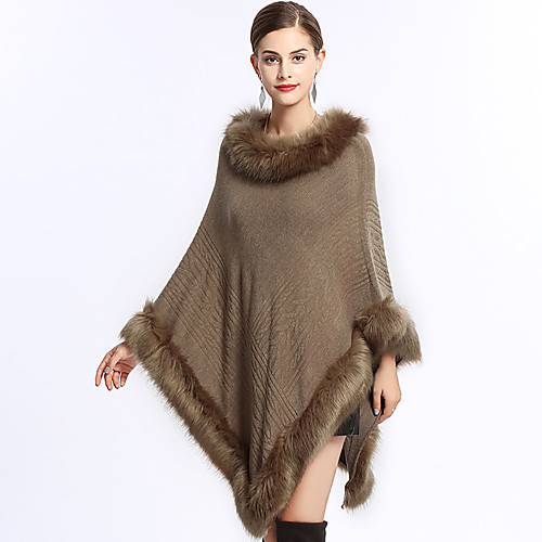 Long Sleeve Faux Fur / Acrylic Wedding / Party / Evening Women's Wrap With Split Joint Capes
Long Sleeve Faux Fur / Acrylic Wedding / Party / Evening Women's Wrap With Split Joint Capes