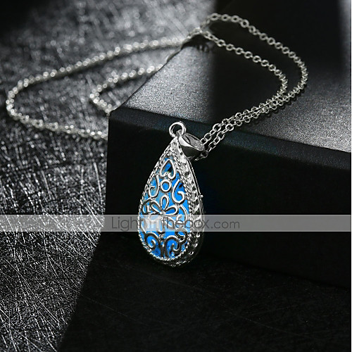 Women's Pendant Necklace Hollow Out Pear Ladies Vintage Punk Silver Plated Alloy Dark Blue 50 cm Necklace Jewelry 1pc For Party Halloween
Women's Pendant Necklace Hollow Out Pear Ladies Vintage Punk Silver Plated Alloy Dark Blue 50 cm Necklace Jewelry 1pc For Party Halloween