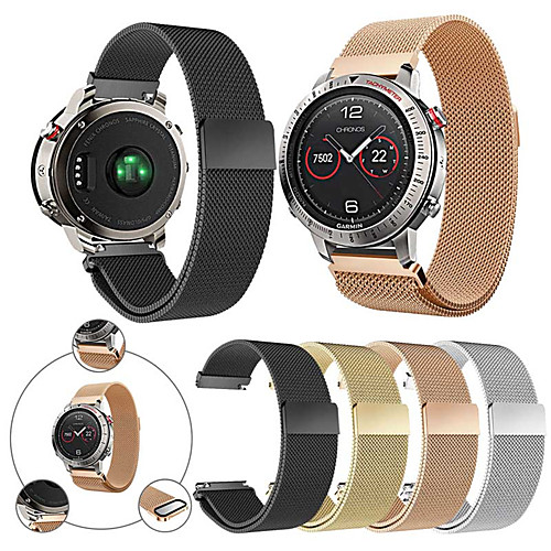 Smartwatch Band for Fenix Chronos Garmin Milanese Loop Stainless Steel Band Fashion Strap
Smartwatch Band for Fenix Chronos Garmin Milanese Loop Stainless Steel Band Fashion Strap