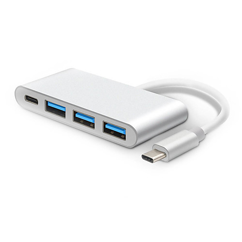 Type-C Адаптер USB-кабеля От 1 до 4 Адаптер Назначение Macbook / Samsung / Lenovo 10.5 cm Назначение Алюминий
Type-C Адаптер USB-кабеля От 1 до 4 Адаптер Назначение Macbook / Samsung / Lenovo 10.5 cm Назначение Алюминий