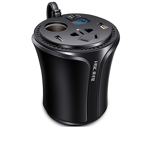 HSC Автомобиль Инвертор питания DC 12V-AC 220V 12 V 2.1~3 mA 40-120 W Назначение Универсальный
HSC Автомобиль Инвертор питания DC 12V-AC 220V 12 V 2.1~3 mA 40-120 W Назначение Универсальный