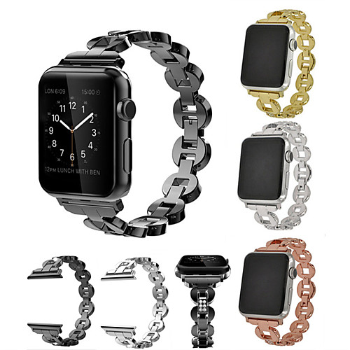 Ремешок для часов для Apple Watch Series 4/3/2/1 Apple Спортивный ремешок / Дизайн украшения Нержавеющая сталь / Керамика Повязка на запястье
Ремешок для часов для Apple Watch Series 4/3/2/1 Apple Спортивный ремешок / Дизайн украшения Нержавеющая сталь / Керамика Повязка на запястье
