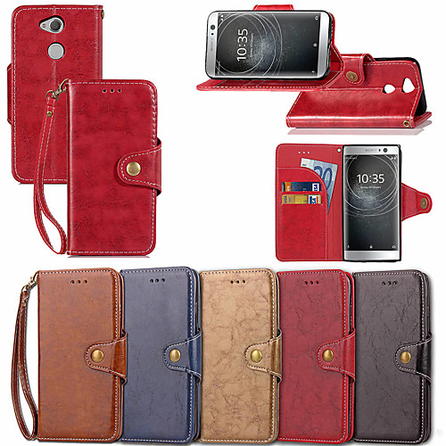 Case For Sony Xperia XZ2 Compact / Xperia XZ2 / Xperia XA2 Ultra Wallet / Card Holder / with Stand Full Body Cases Solid Colored Hard PU Leather
Case For Sony Xperia XZ2 Compact / Xperia XZ2 / Xperia XA2 Ultra Wallet / Card Holder / with Stand Full Body Cases Solid Colored Hard PU Leather