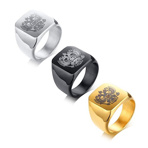 Муж. Классический Midi Ring Кольцо с печаткой Титановая сталь Мода Модные кольца Бижутерия Золотой / Черный / Серебряный Назначение Для вечеринок Повседневные 7 / 8 / 9 / 10 / 11
Муж. Классический Midi Ring Кольцо с печаткой Титановая сталь Мода Модные кольца Бижутерия Золотой / Черный / Серебряный Назначение Для вечеринок Повседневные 7 / 8 / 9 / 10 / 11