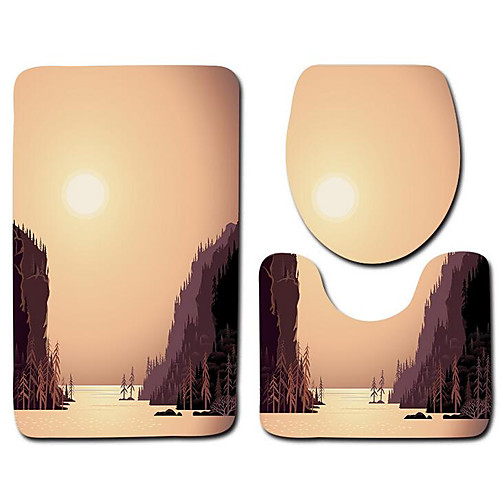 3 предмета Modern Коврики для ванны 100 г / м2 полиэфирный стреч-трикотаж Геометрический принт нерегулярный Ванная комната
3 предмета Modern Коврики для ванны 100 г / м2 полиэфирный стреч-трикотаж Геометрический принт нерегулярный Ванная комната