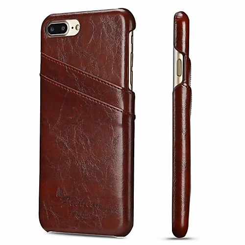 Fierre Shann Case For Apple iPhone 8 Plus / iPhone 7 Plus Card Holder Back Cover Solid Colored Hard Genuine Leather for iPhone 8 Plus / iPhone 7 Plus
Fierre Shann Case For Apple iPhone 8 Plus / iPhone 7 Plus Card Holder Back Cover Solid Colored Hard Genuine Leather for iPhone 8 Plus / iPhone 7 Plus