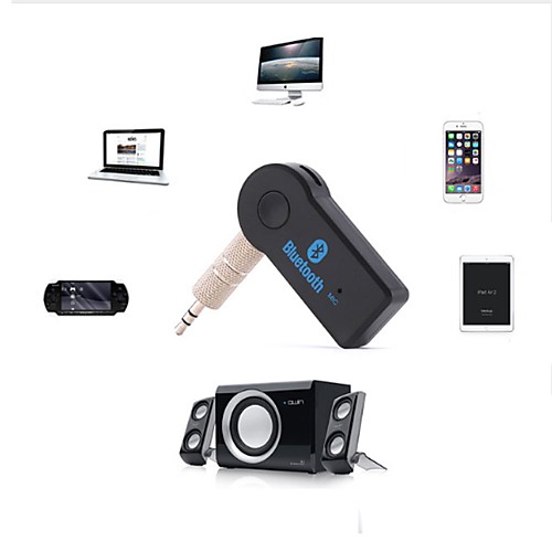 Mini Wireless Bluetooth 3.5mm AUX Audio Stereo Music Car SUV Receiver Adapter XS