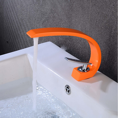 Bathroom Sink Faucet - Creative Painted Finishes Centerset Single Handle One HoleBath Taps
Bathroom Sink Faucet - Creative Painted Finishes Centerset Single Handle One HoleBath Taps