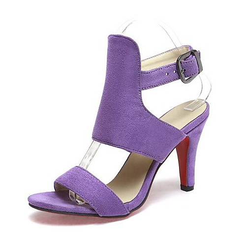 Women's Sandals Stiletto Heel PU Spring / Summer Black / Light Purple / Burgundy
Women's Sandals Stiletto Heel PU Spring / Summer Black / Light Purple / Burgundy