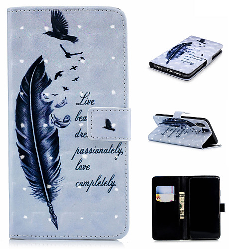 Case For Apple iPhone XS / iPhone XS Max Wallet / Card Holder / with Stand Full Body Cases Feathers Hard PU Leather for iPhone XS / iPhone XR / iPhone XS Max
Case For Apple iPhone XS / iPhone XS Max Wallet / Card Holder / with Stand Full Body Cases Feathers Hard PU Leather for iPhone XS / iPhone XR / iPhone XS Max