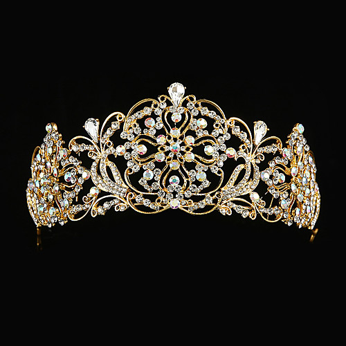 Alloy Tiaras with Rhinestone / Imitation Pearl 1 Piece Wedding / Party / Evening Headpiece
Alloy Tiaras with Rhinestone / Imitation Pearl 1 Piece Wedding / Party / Evening Headpiece