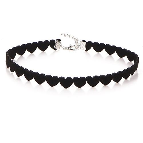 Women's Classic Choker Necklace Heart Cheap Ladies Doll's Lolita Black 305 cm Necklace Jewelry 1pc For Daily Festival
Women's Classic Choker Necklace Heart Cheap Ladies Doll's Lolita Black 305 cm Necklace Jewelry 1pc For Daily Festival