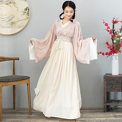 Dance Costumes Hanfu Women's Training / Performance Cotton / Polyester / Chiffon Lace Long Sleeve High Skirts / Coat / Top
Dance Costumes Hanfu Women's Training / Performance Cotton / Polyester / Chiffon Lace Long Sleeve High Skirts / Coat / Top