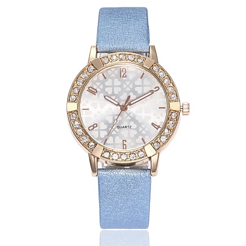 Women's Dress Watch Wrist Watch Diamond Watch Quartz Quilted PU Leather Black / White / Blue New Design Casual Watch Analog Ladies Casual Minimalist - Red Blue Pink One Year Battery Life
Women's Dress Watch Wrist Watch Diamond Watch Quartz Quilted PU Leather Black / White / Blue New Design Casual Watch Analog Ladies Casual Minimalist - Red Blue Pink One Year Battery Life