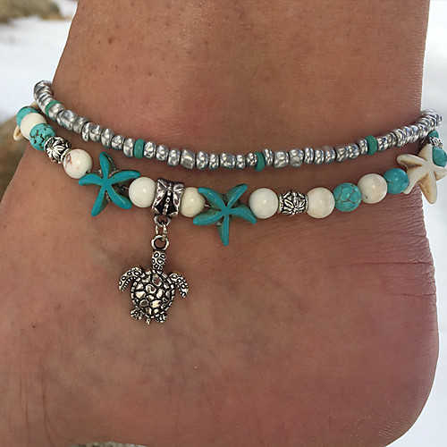 Women's Light Blue Turquoise Bead Bracelet Beads Star Ethnic Stone Bracelet Jewelry Light Blue For Street Going out
Women's Light Blue Turquoise Bead Bracelet Beads Star Ethnic Stone Bracelet Jewelry Light Blue For Street Going out
