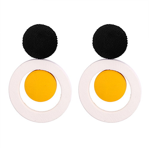 Women's Classic Drop Earrings Wooden Wood Earrings Ladies Simple European Fashion Jewelry White / Light Purple / Green For Causal Daily 1 Pair
Women's Classic Drop Earrings Wooden Wood Earrings Ladies Simple European Fashion Jewelry White / Light Purple / Green For Causal Daily 1 Pair