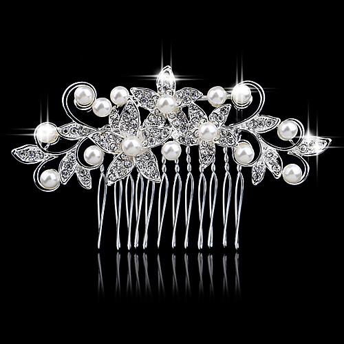 Alloy Hair Combs / Hair Tool with Crystal / Rhinestone 1 Piece Wedding / Special Occasion Headpiece
Alloy Hair Combs / Hair Tool with Crystal / Rhinestone 1 Piece Wedding / Special Occasion Headpiece