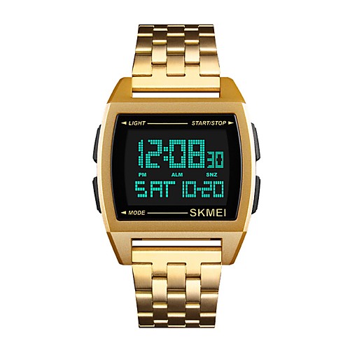 Men's Sport Watch Digital Watch Japanese Digital Stainless Steel Black / Silver / Gold 30 m Water Resistant / Waterproof Calendar / date / day Chronograph Digital Bangle Fashion - Black Silver Rose
Men's Sport Watch Digital Watch Japanese Digital Stainless Steel Black / Silver / Gold 30 m Water Resistant / Waterproof Calendar / date / day Chronograph Digital Bangle Fashion - Black Silver Rose