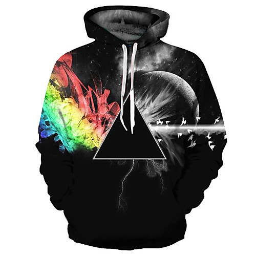 Men's Basic / Exaggerated Long Sleeve Hoodie - 3D Print Hooded Black XL / Spring / Fall
Men's Basic / Exaggerated Long Sleeve Hoodie - 3D Print Hooded Black XL / Spring / Fall