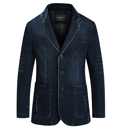 Муж. Повседневные Классический Весна / Осень Большие размеры Обычная Блейзер, Однотонный Лацкан с тупым углом Длинный рукав Полиэстер Классический Синий / Светло-синий XXL / XXXL / XXXXL
Муж. Повседневные Классический Весна / Осень Большие размеры Обычная Блейзер, Однотонный Лацкан с тупым углом Длинный рукав Полиэстер Классический Синий / Светло-синий XXL / XXXL / XXXXL