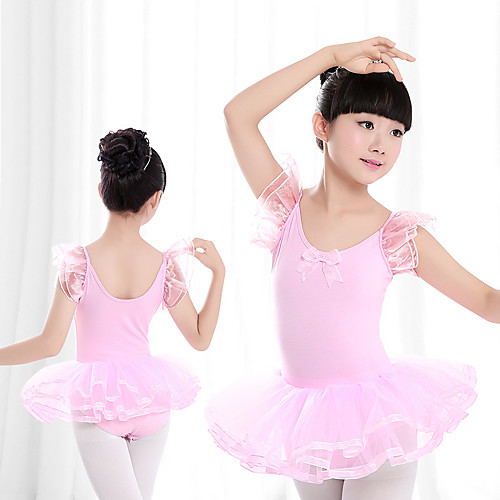 Ballet Dresses Girls' Training / Performance Elastane / Lycra Sashes / Ribbons Short Sleeve Dress
Ballet Dresses Girls' Training / Performance Elastane / Lycra Sashes / Ribbons Short Sleeve Dress