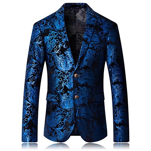 Men's Daily Spring / Fall Plus Size Regular Blazer, Check Shirt Collar Long Sleeve Cotton / Polyester Blue
Men's Daily Spring / Fall Plus Size Regular Blazer, Check Shirt Collar Long Sleeve Cotton / Polyester Blue
