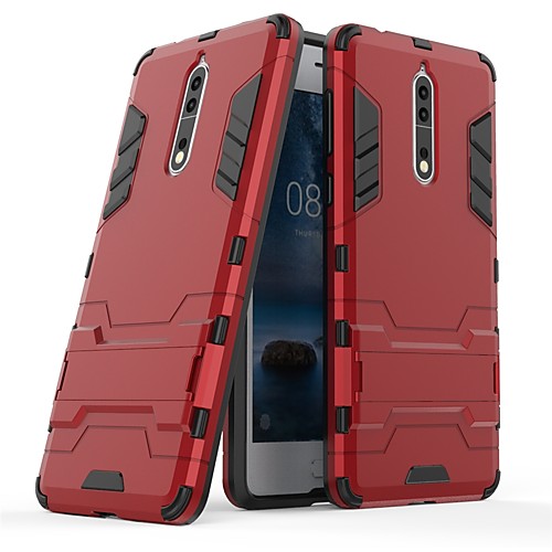 Case For Nokia Nokia 8 Shockproof / with Stand Back Cover Solid Colored / Armor Hard PC for Nokia 8
Case For Nokia Nokia 8 Shockproof / with Stand Back Cover Solid Colored / Armor Hard PC for Nokia 8