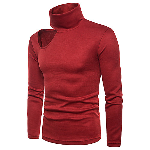 Men's / Women's Solid Colored Long Sleeve Pullover Sweater Jumper, High Neck Fall / Winter Black / White / Red S / M / L
Men's / Women's Solid Colored Long Sleeve Pullover Sweater Jumper, High Neck Fall / Winter Black / White / Red S / M / L