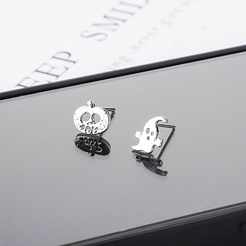 Жен. несовместимый Серьги-гвоздики - Череп Дамы Простой модный Симпатичные Стиль Бижутерия Серебряный Назначение Halloween фестиваль 1 пара 
Жен. несовместимый Серьги-гвоздики - Череп Дамы Простой модный Симпатичные Стиль Бижутерия Серебряный Назначение Halloween фестиваль 1 пара