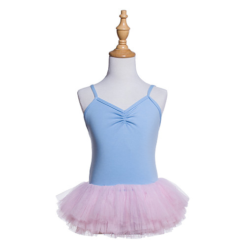 Ballet Dresses Girls' Training / Performance Cotton / Spandex / Tulle Wave-like / Split Joint Sleeveless Dress
Ballet Dresses Girls' Training / Performance Cotton / Spandex / Tulle Wave-like / Split Joint Sleeveless Dress