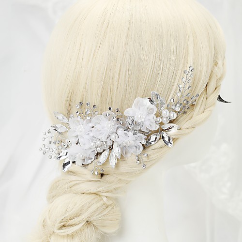 Alloy Hair Combs with Crystal / Rhinestone 1pc Wedding / Special Occasion / Birthday Headpiece
Alloy Hair Combs with Crystal / Rhinestone 1pc Wedding / Special Occasion / Birthday Headpiece
