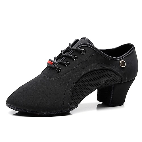 Women's Dance Shoes Elastic Fabric Jazz Shoes Oxford / Sneaker Thick Heel Customizable Black / Performance / Practice
Women's Dance Shoes Elastic Fabric Jazz Shoes Oxford / Sneaker Thick Heel Customizable Black / Performance / Practice
