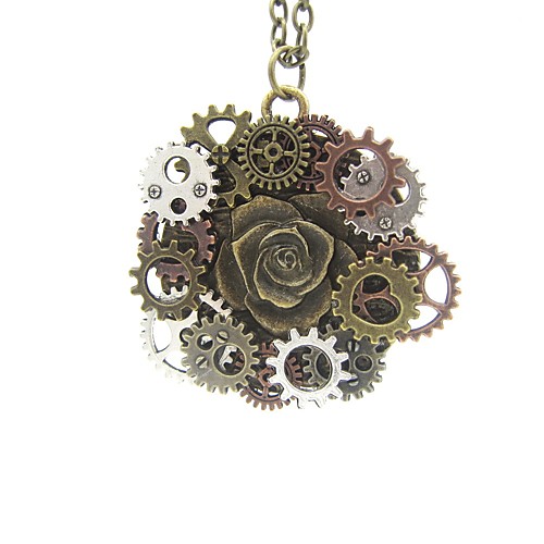 Жен. Старинный Ожерелья с подвесками - Розы, Шестерня Дамы, Винтаж, Steampunk Cool Античная бронза 25.5906 дюймовый Ожерелье Бижутерия 1шт Назначение Подарок, Для улицы
Жен. Старинный Ожерелья с подвесками - Розы, Шестерня Дамы, Винтаж, Steampunk Cool Античная бронза 25.5906 дюймовый Ожерелье Бижутерия 1шт Назначение Подарок, Для улицы