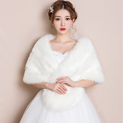 Sleeveless Faux Fur Wedding / Party / Evening Women's Wrap With Solid Capelets
Sleeveless Faux Fur Wedding / Party / Evening Women's Wrap With Solid Capelets
