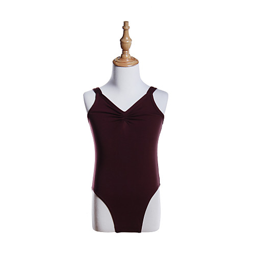 Ballet Leotards Girls' Training / Performance 100% Cotton Gore / Ruche Sleeveless Leotard / Onesie
Ballet Leotards Girls' Training / Performance 100% Cotton Gore / Ruche Sleeveless Leotard / Onesie